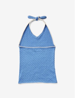 Gemma halter in blue jay