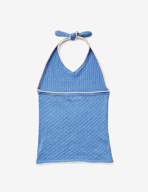 Gemma halter in blue jay