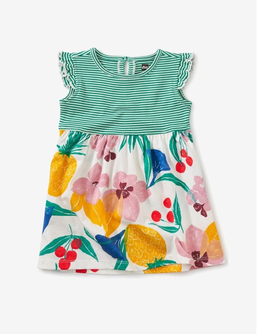 Tie Shoulder Baby Romper