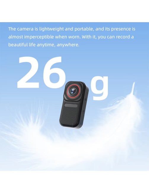 1.47 Inch Screen Mini Thumb Action Camera Magnetic Charging 10-20x CMOS Zoom