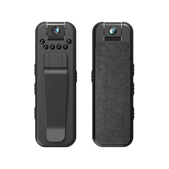 1080P Rotating Lens Multi-function Action Camera Clip-on Body Camera