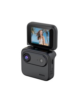 4K Mini Action Camera ° Wide Angle Stabilization Flip Screen Kids Camera
