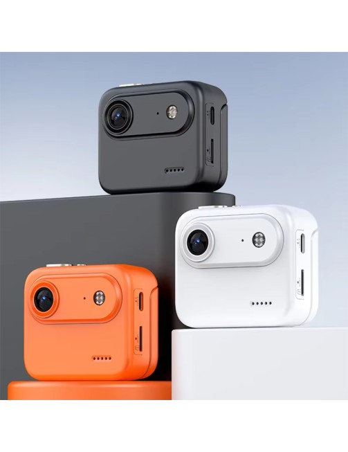 4K Mini Action Camera ° Wide Angle Stabilization Flip Screen Kids Camera
