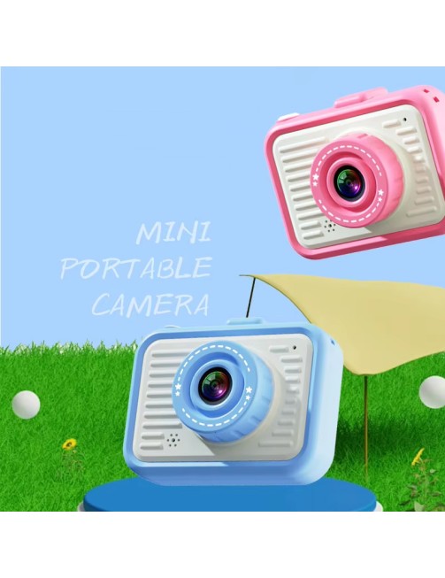 HD Dual Camera Kids Sports Camera 2.0-Inch Screen 10-20x Zoom with MicroSD Card