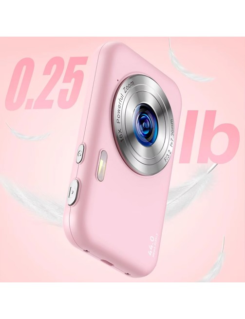 Kids Outdoor Sports Vlog Camera 2.4 Inch 1080P HD 48MP Smile Capture Face Detection