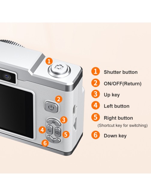Children Digital Camera Photo Video Mini Toy Portable Travel Creative Outdoor Learning Instant Shooting Device