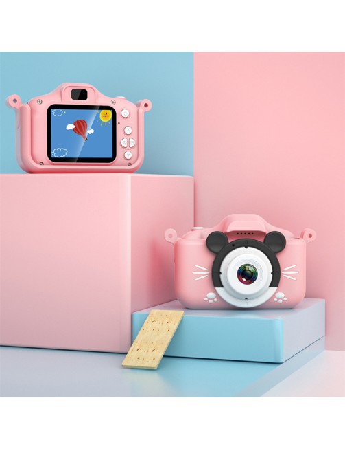 1080P 20MP Cute Cartoon Mouse Kids Digital Camera