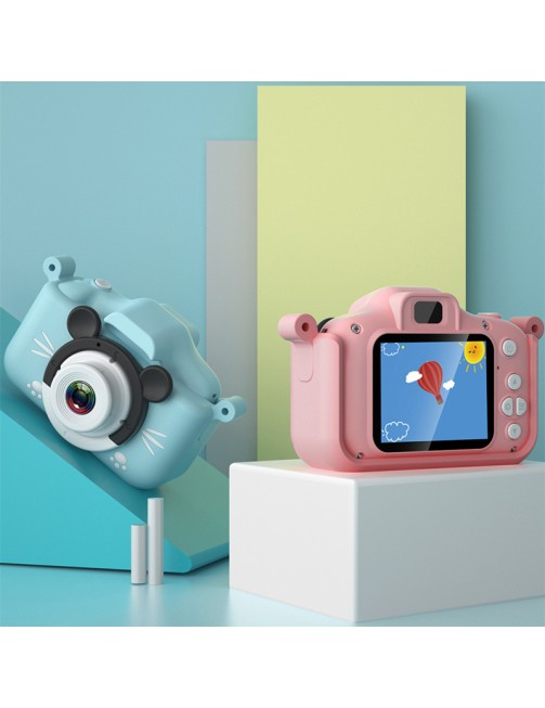 1080P 20MP Cute Cartoon Mouse Kids Digital Camera