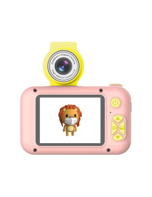 2.4-Inch Dual-Lens Kids Digital Camera 1080P Video Recording Mini Camera
