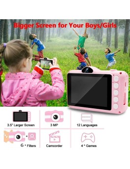 Kids Mini Digital Camera Rechargeable Filter Function Photography Gift Kids Mini Digital Camera Rechargeable Filter Function Photography Gift