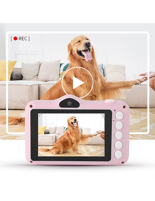 Kids Mini Digital Camera Rechargeable Filter Function Photography Gift