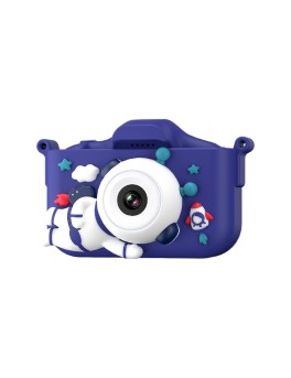 Children Cartoon Astronaut Silicone Camera HD Digital Mini 2 Inch 140 Degree Wide Angle Video Photo