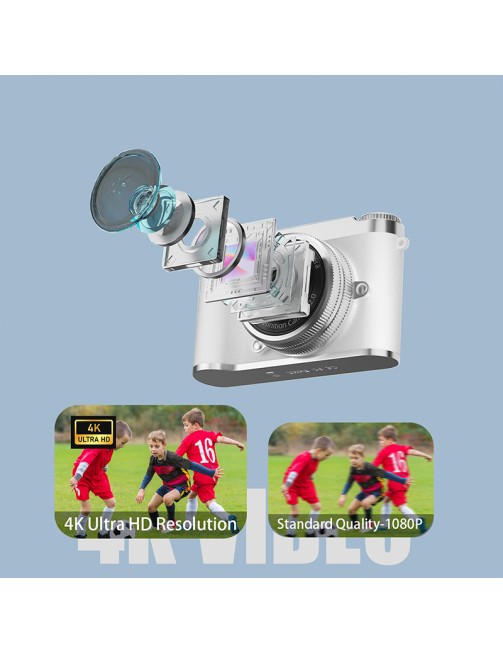 H6 Children Student Travel 50MP Dual Lens Selfie Camera 1080P Video Toy Digital Camera