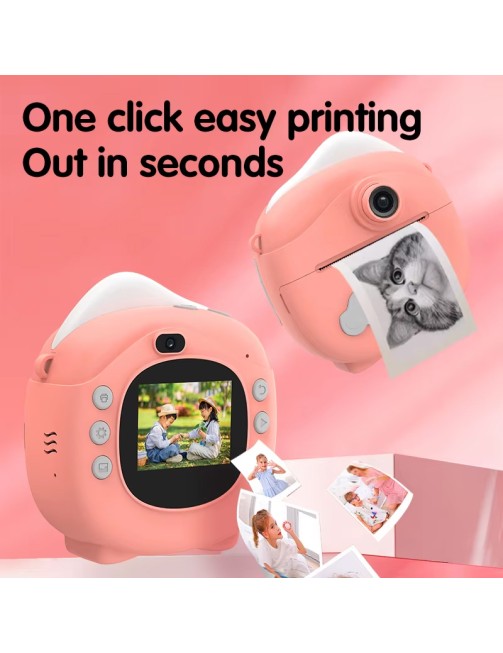 Kids Instant Print Camera Toy with Sensor and MP3 Function