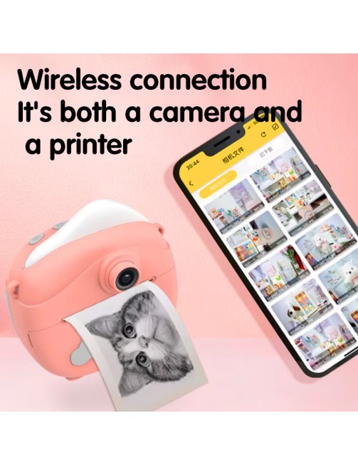 Kids Instant Print Camera Toy with Sensor and MP3 Function