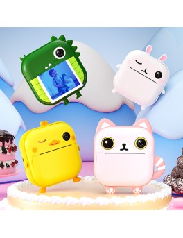 Smart Cartoon Mini Printing Kids Camera High Definition Digital 2.4 Inch Screen ABS Smart Cartoon Mini Printing Kids Camera High Definition Digital 2.4 Inch Screen ABS