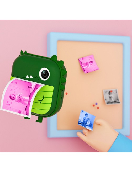 Smart Cartoon Mini Printing Kids Camera High Definition Digital 2.4 Inch Screen ABS