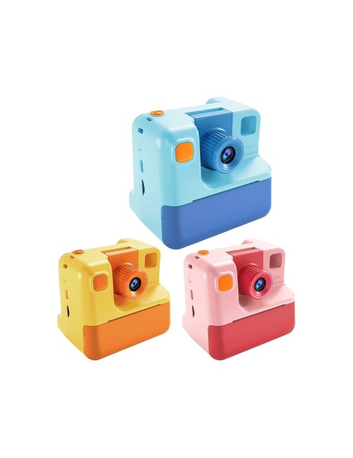 Kids Instant Camera with Digital Printing Paper and 32G TF Card Video Camera Gift