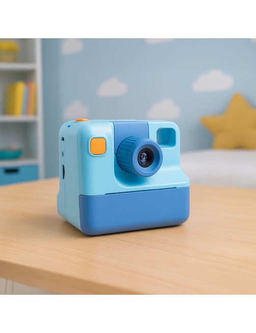 Kids Instant Camera with Digital Printing Paper and 32G TF Card Video Camera Gift
