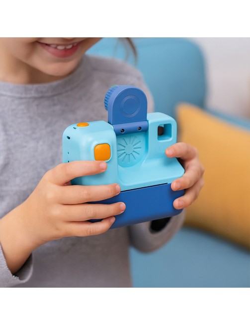 Kids Instant Camera with Digital Printing Paper and 32G TF Card Video Camera Gift