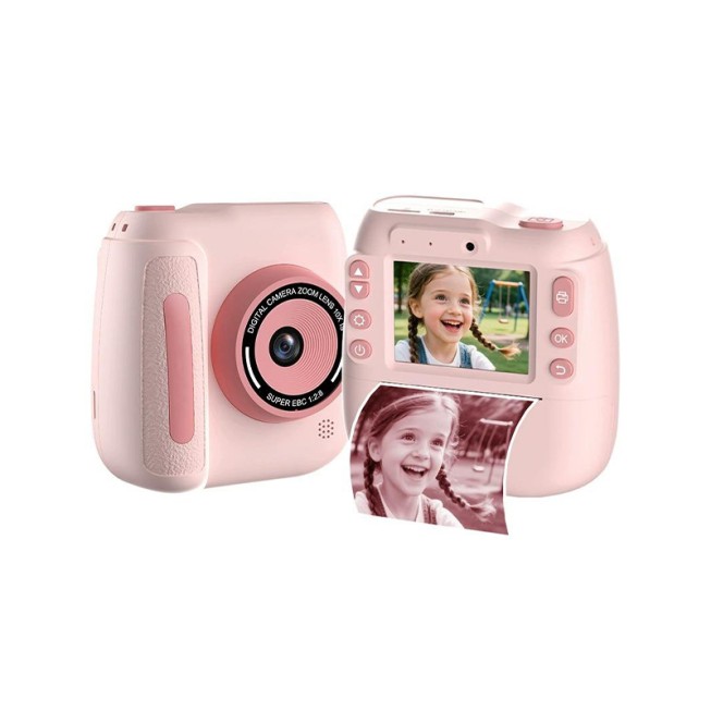 1080P HD Dual Lens Zero Ink Thermal Paper Drawing Kids Digital Camera