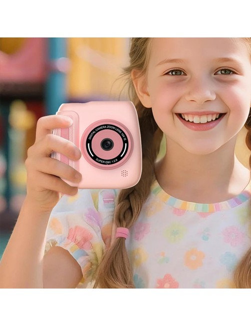 1080P HD Dual Lens Zero Ink Thermal Paper Drawing Kids Digital Camera