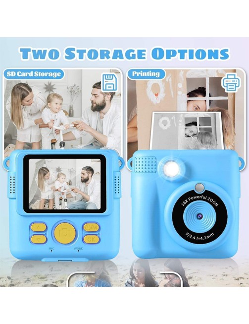Kids Instant Print Camera HD Safe Fun Photography