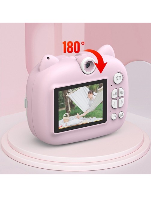 HD 1080P Thermal Paper Printing Camera & Video Recorder for Kids