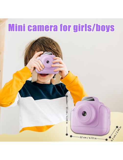 Kids Selfie Video Print Camera Fun Instant Imaging