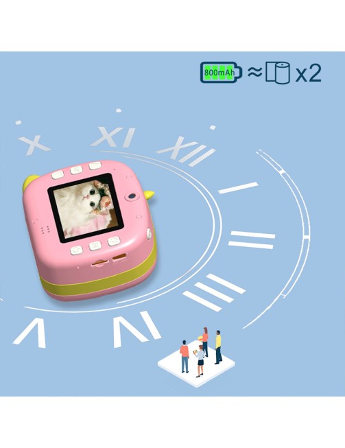 1080P Kids Dual Camera Recorder with Printing Function