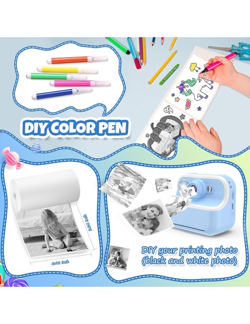 Kids Instant Print Camera
