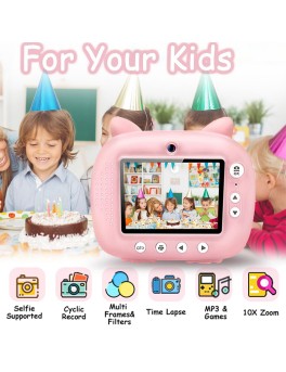 Instant Print Camera with Thermal Photo Paper 1080P HD Digital Camera for Kids Instant Print Camera with Thermal Photo Paper 1080P HD Digital Camera for Kids