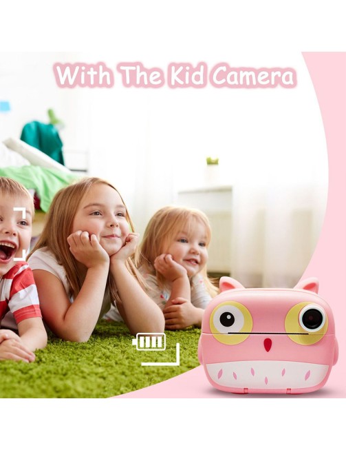 Instant Print Camera with Thermal Photo Paper 1080P HD Digital Camera for Kids