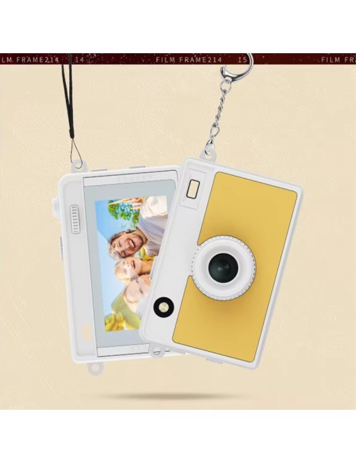 Keychain Mini Camera 16GB 1080p 20MP Retro Filters Travel Shooting