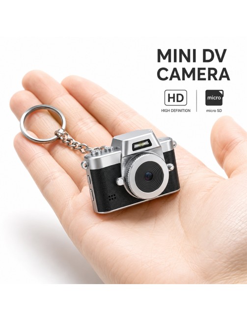 5K 64MP Thumb-Sized Digital Camera Compact Keychain Camera Time-Lapse Slow Motion Mini Kids Vlog Camera