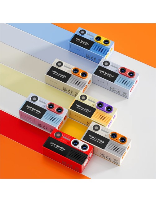 Wireless Thumb Camera 4K Dual Lens Children's Mini Camcorder