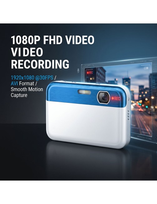 48MP HD Recording 16x Zoom Screen Mini Video Camera for Outdoor Travel Photography