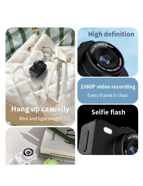 Mini Digital Camera Children 2.4 Inch Dual Lens MP3 Player Night Shot Function