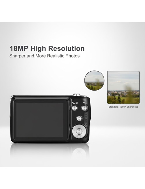 Portable Full HD 1080P Vlogging Camera 2.7 Inch Screen Rechargeable Mini Digital Camcorder