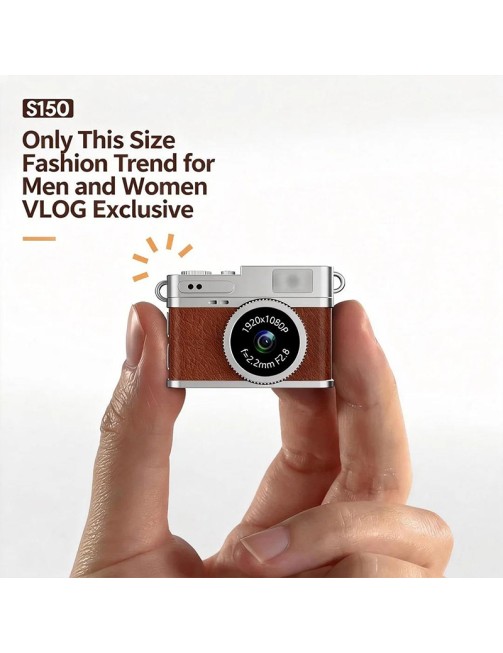 Portable 1080P HD Mini Video Camera 0.96-inch Screen Travel Outdoor Sports Camera