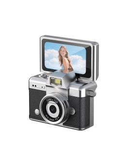Vintage Look Mini Digital Camera 1.47 Inch Screen Rechargeable Supports 64G TF Card Outdoor Travel Toy Camera