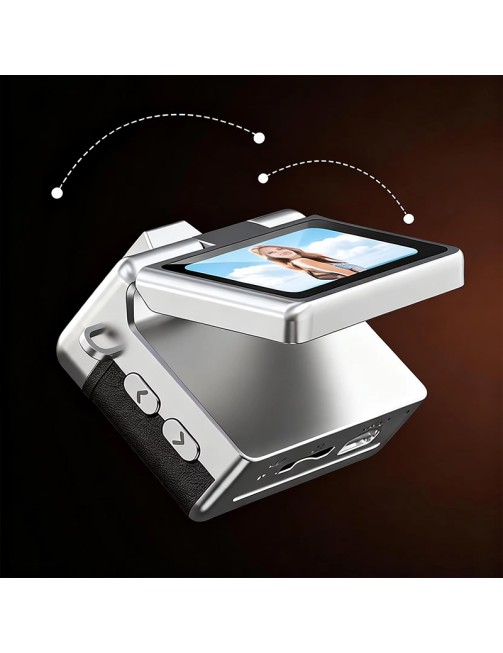 Vintage Look Mini Digital Camera 1.47 Inch Screen Rechargeable Supports 64G TF Card Outdoor Travel Toy Camera