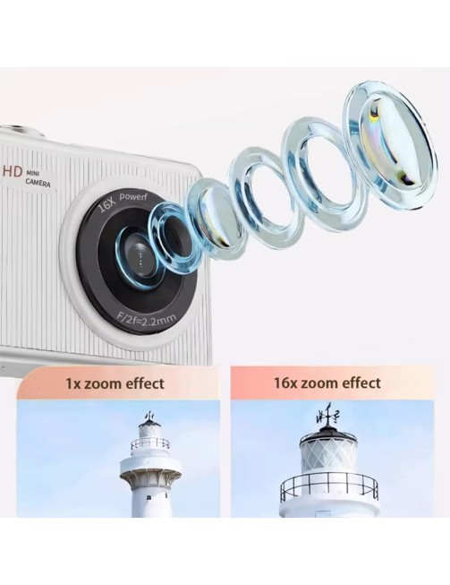 Professional Full HD Mirrorless Mini Camera Video Blog Recorder