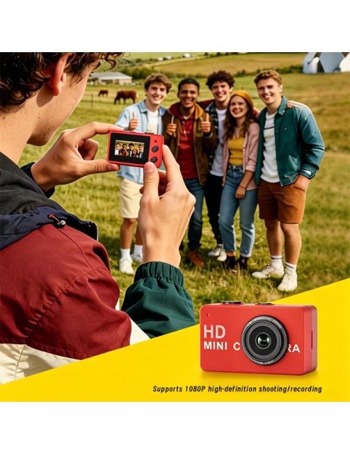 Student Mini Camera 1080P Full HD Recorder Ultra-Light Screen 16X Zoom Compact Pocket Camcorder