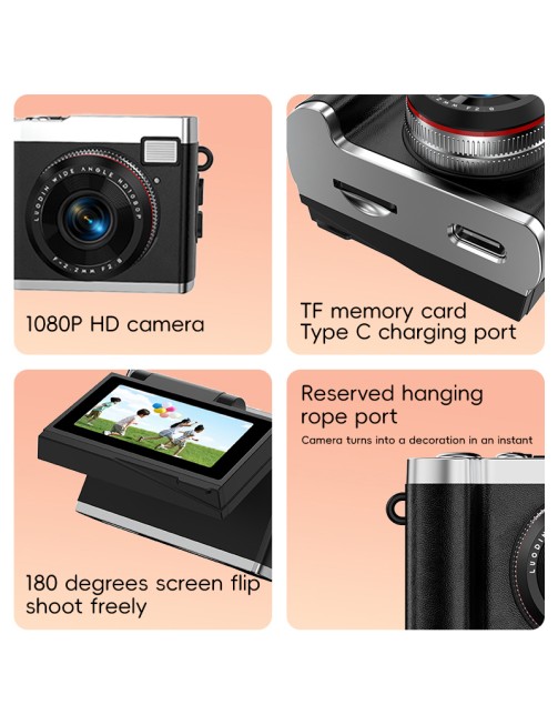 Portable Pocket Mini Thumb Digital Camera 1080P HD Video Photography Sensor Kids Keychain Camera