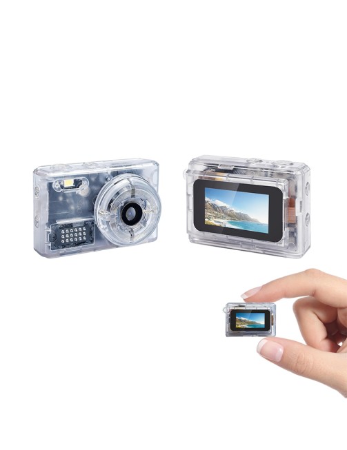 0.96 Inch Mini Plastic Pocket Camera for Photo and Video, 2K 1080P Digital Camera for Kids and Pets