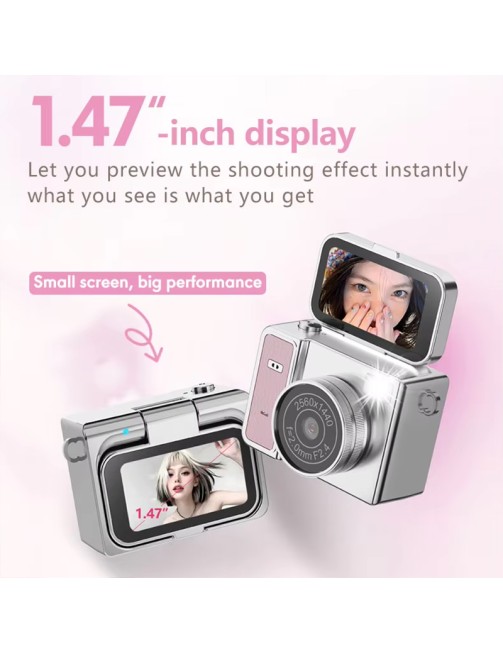 Children Photo Video Pocket Camera 1080P Mini Thumb Camera Flip Screen