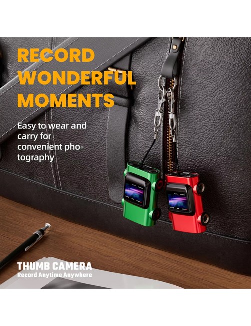 Mini Camcorder 2K Keychain Design Sports Thumb Camera