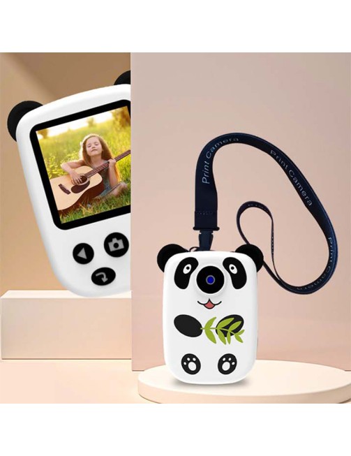 Panda Style 1.4-Inch Children's Mini Digital Camera Cartoon Thumb Music Camera