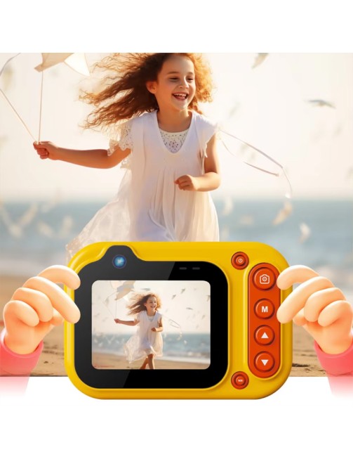 Children Waterproof Dive Camera Dual Lens 1080p HD Screen 2.4-Inch